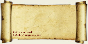 Jana Kozničanin vizit kartica